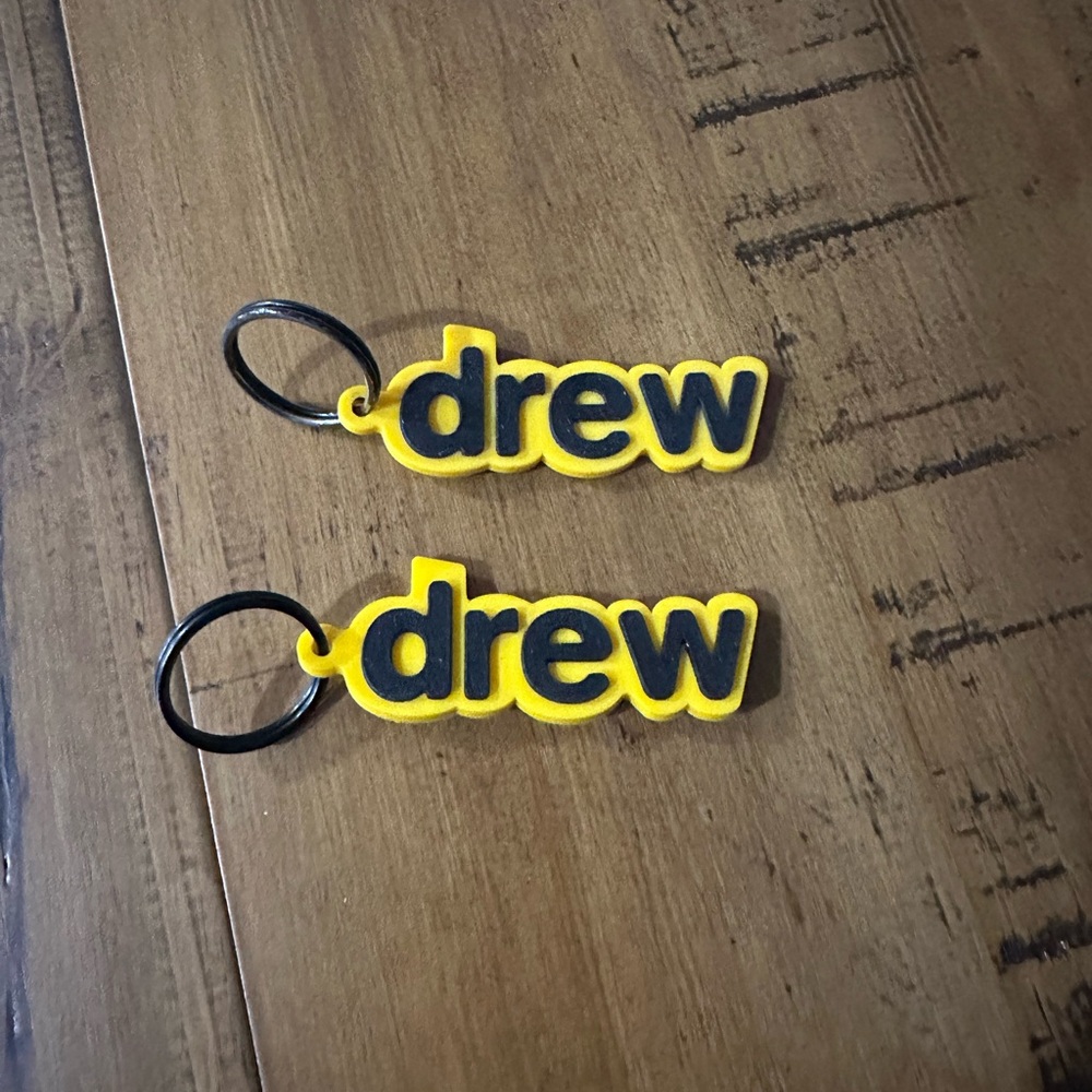 drew house Yellow and Black Key Holders - ADD TO ANY BUNDLE FOR $5